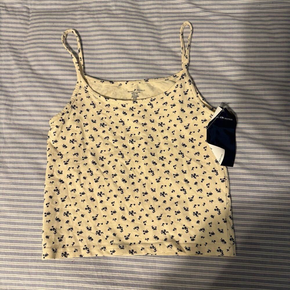 Brandy Melville Floral Tank Top
